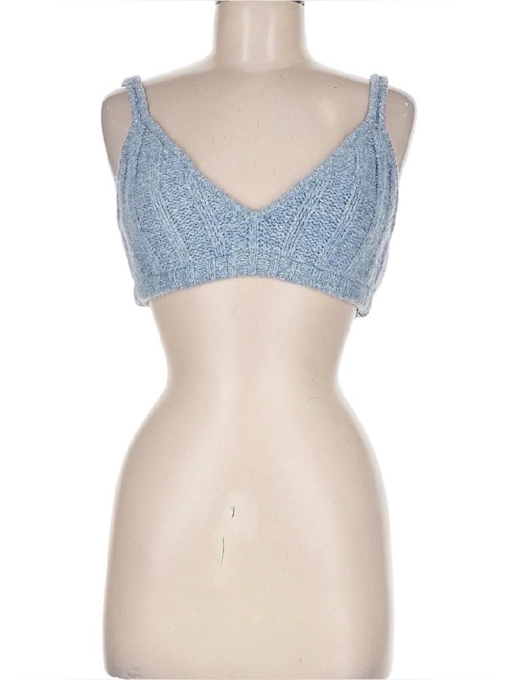 For Love & Lemons sweater Cropped Bra top sz M
